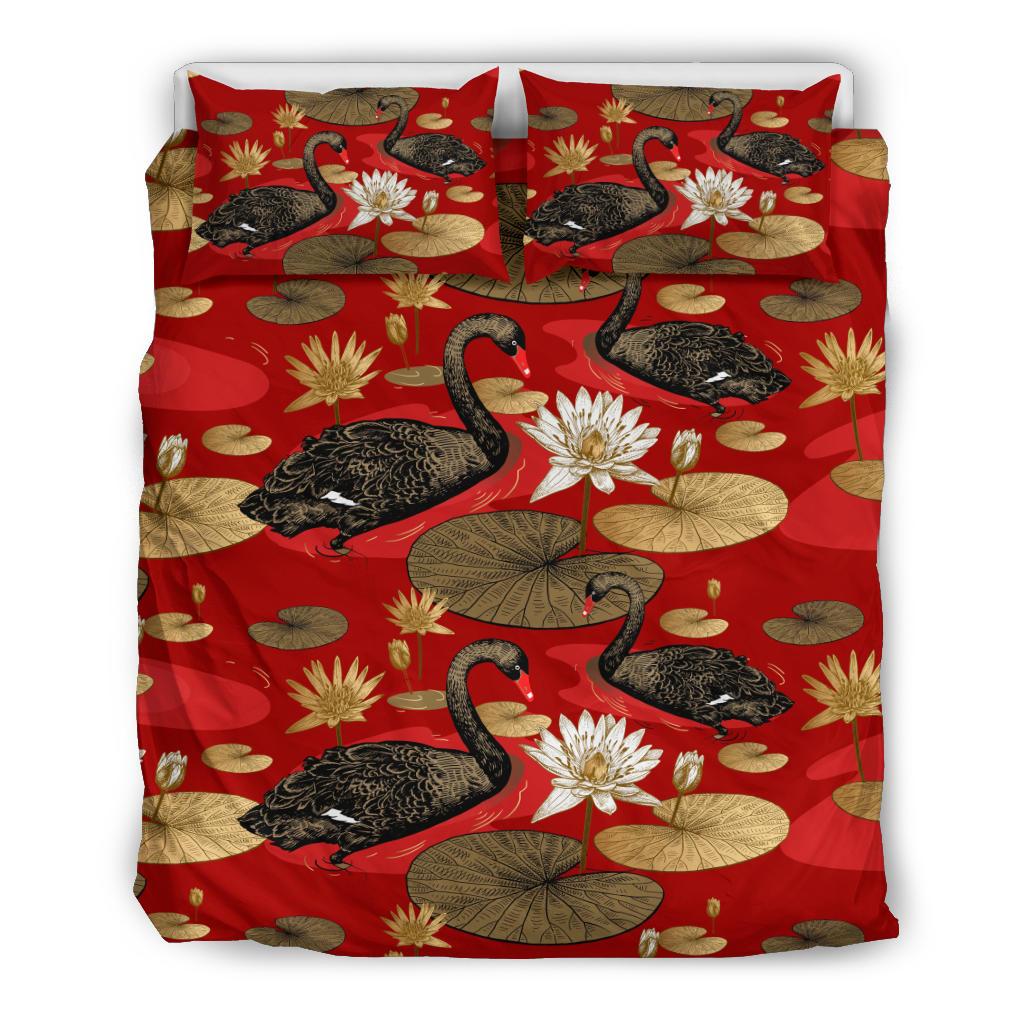 bedding-sets-swans-bed-lake-landscape-art-sets