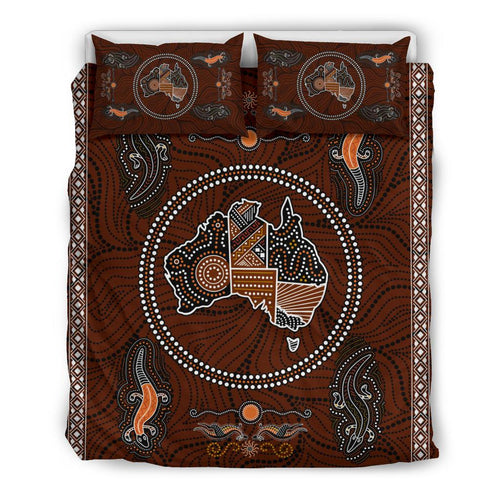 aboriginal-bedding-sets-australia-map-dot-painting-lizard-patterns