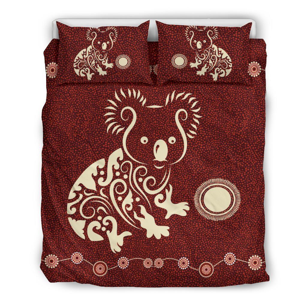 aboriginal-bedding-sets-koala-patterns-treasure-dot-painting-ver01
