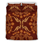 aboriginal-bedding-sets-kangaroo-patterns-circle-dot-painting-art
