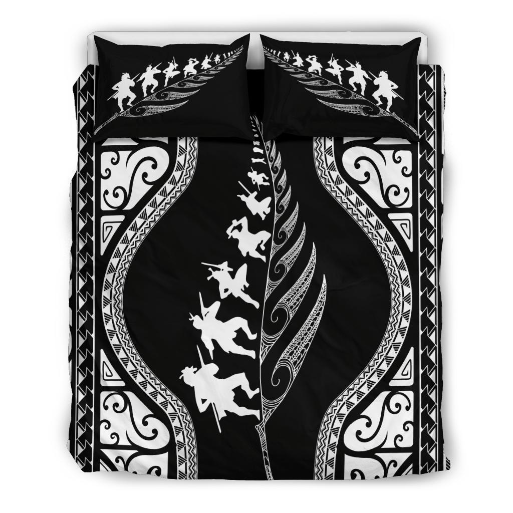 new-zealand-haka-fern-bedding-set-black