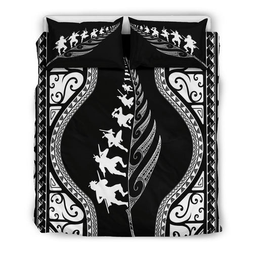 new-zealand-haka-fern-bedding-set-black