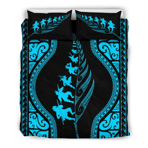 new-zealand-haka-fern-bedding-set-blue