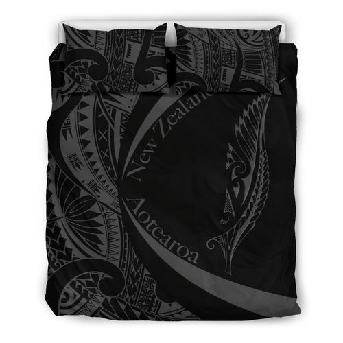 new-zealand-silver-fern-bedding-set-maori-tattoo-circle-style