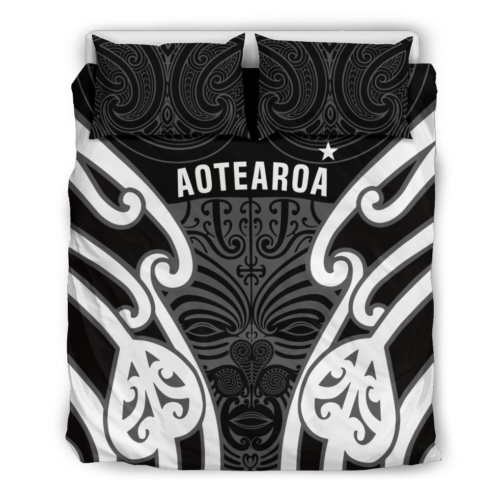 aotearoa-bedding-set-maori-moko-black-white