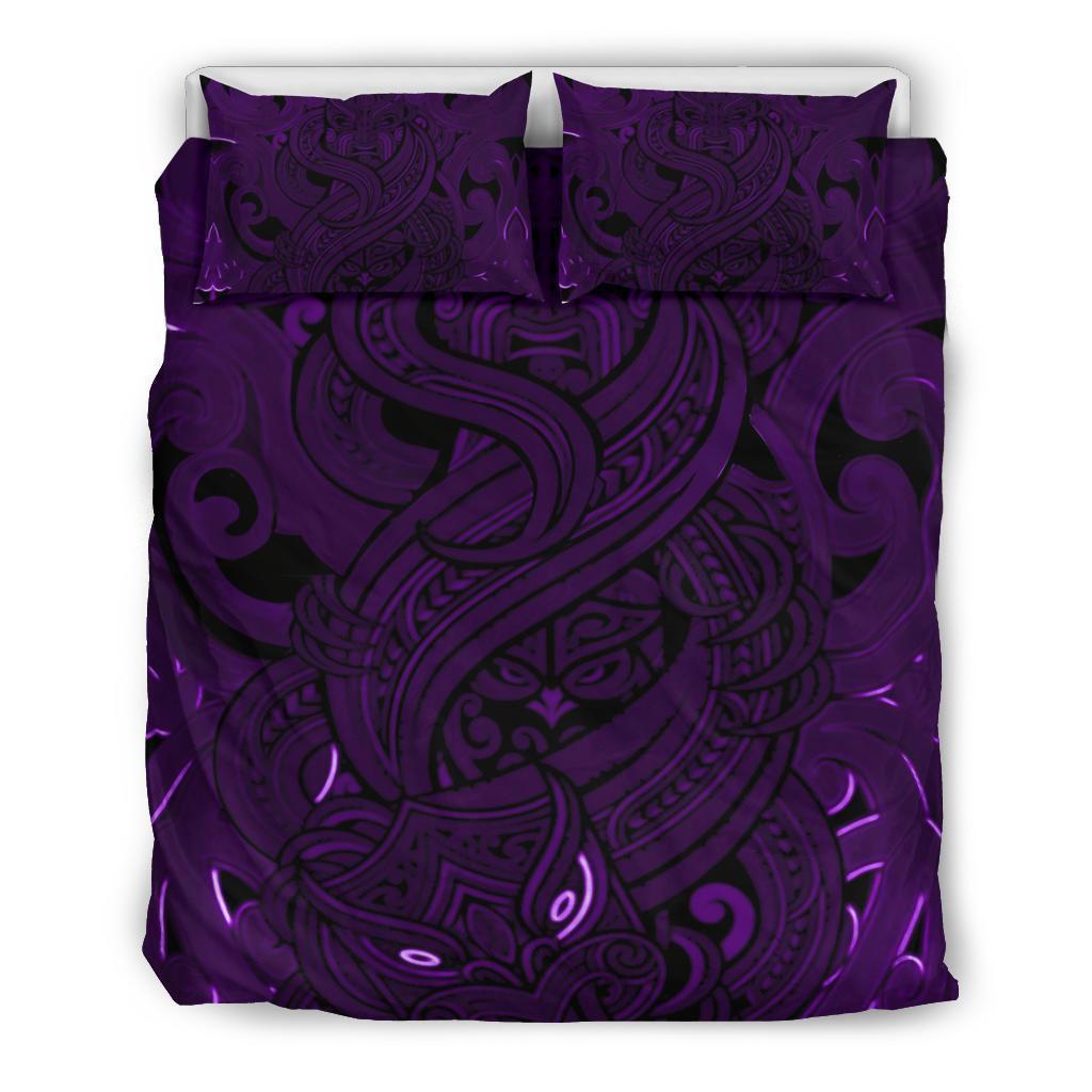 new-zealand-bedding-set-maori-gods-tumatauenga-god-of-war-purple