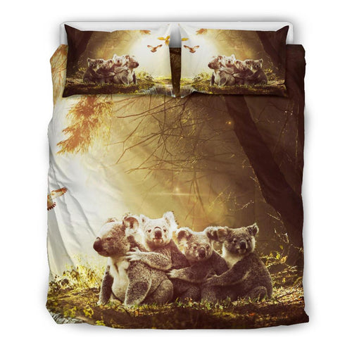 bedding-set-koala-family-landscape-art