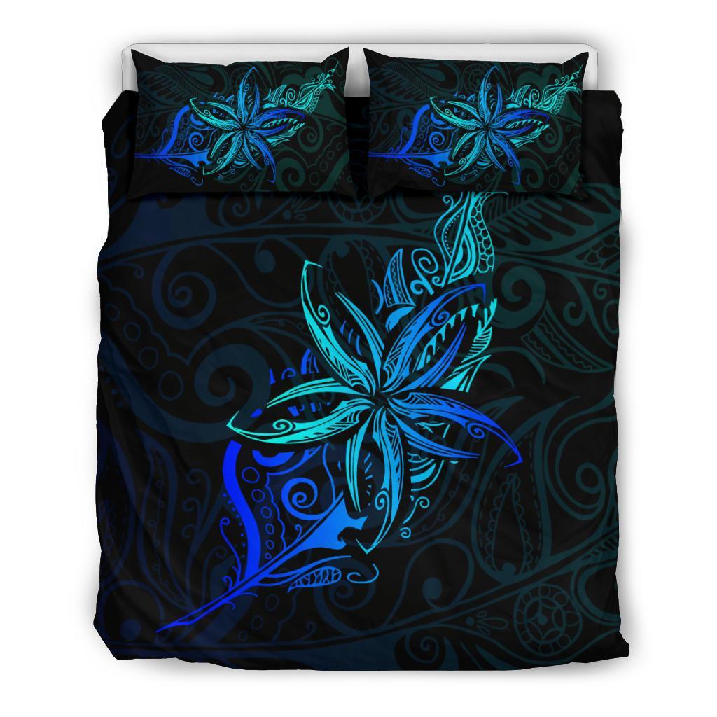 light-silver-fern-new-zealand-bedding-set-frangipani-tattoo-duvet-covers-blue