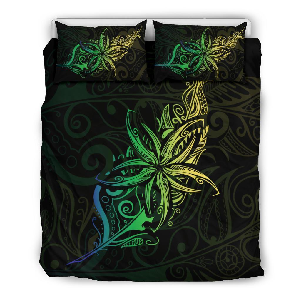 light-silver-fern-new-zealand-bedding-set-frangipani-tattoo-duvet-covers-green