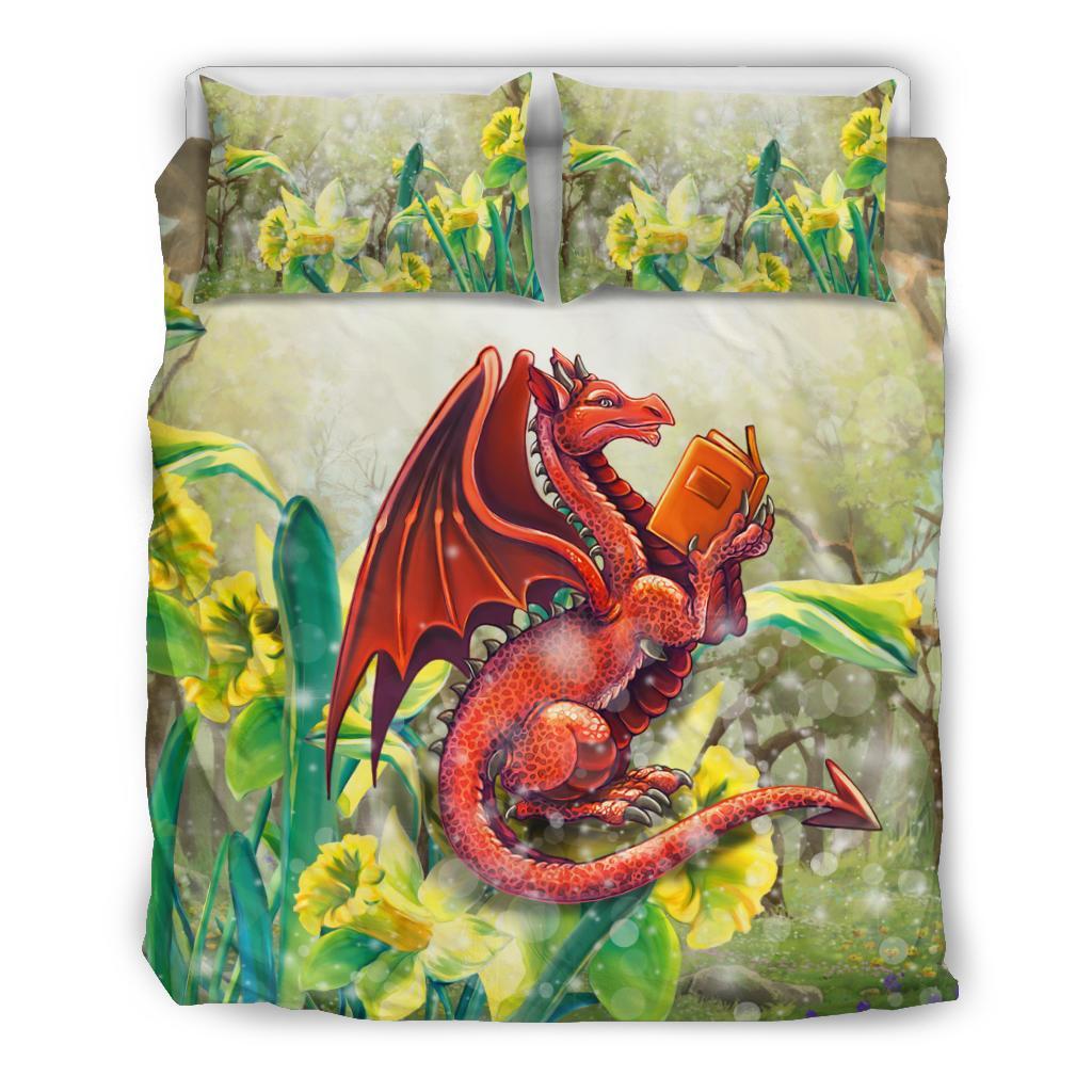 wales-bedding-set-dragon-with-flowers