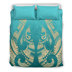 new-zealand-maori-hei-matau-tattoo-bedding-set