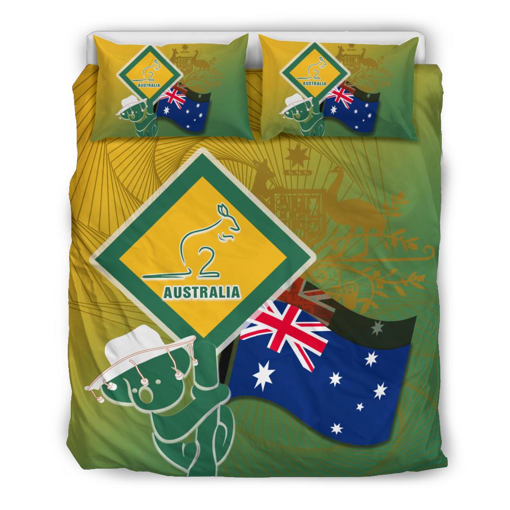 bedding-sets-aus-flag-and-coat-of-arms-bedding-set-kangaroo-and-koala-sign