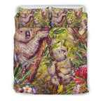 koala-bedding-set-3d-koala-with-waratah-flower-bedding-set