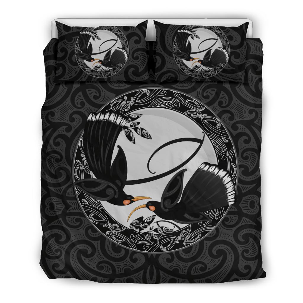 new-zealand-huia-bird-maori-bedding-set