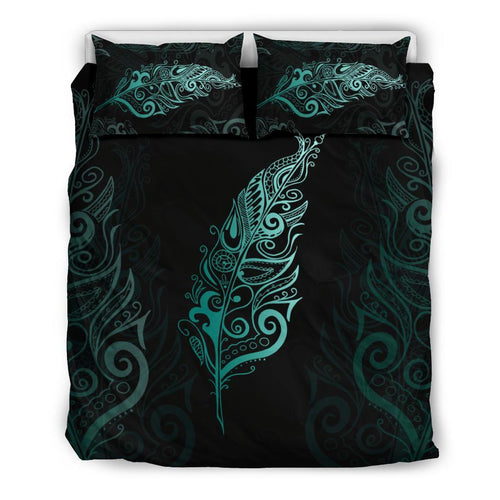 light-silver-fern-new-zealand-bedding-set-turquoise
