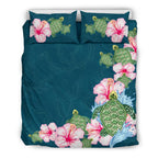 hibiscus-turtle-bedding-set