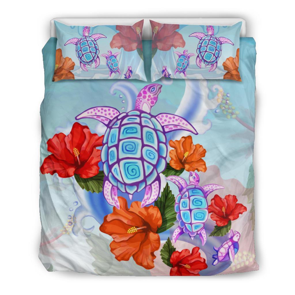 turtle-hibiscus-bedding-set
