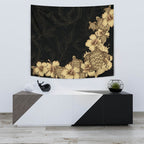 hibiscus-plumeria-golden-turtle-tapestry