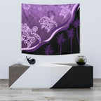 purple-turtle-hibiscus-tapestry