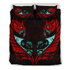 new-zealand-bedding-set-manaia-paua-fern-wing-red