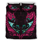 new-zealand-bedding-set-manaia-paua-fern-wing-pink