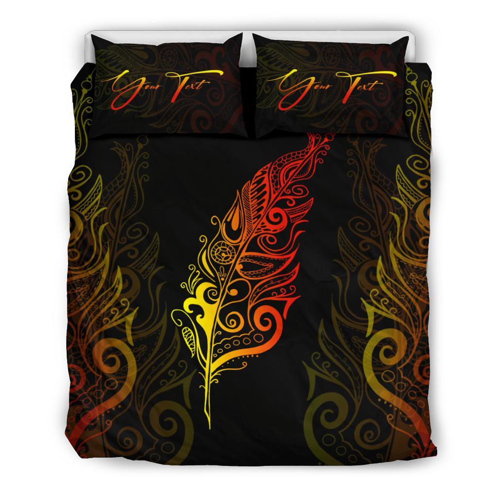 signature-custom-light-silver-fern-bedding-set-sunset-vibe