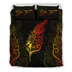 signature-custom-light-silver-fern-bedding-set-sunset-vibe