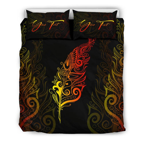 signature-custom-light-silver-fern-bedding-set-sunset-vibe