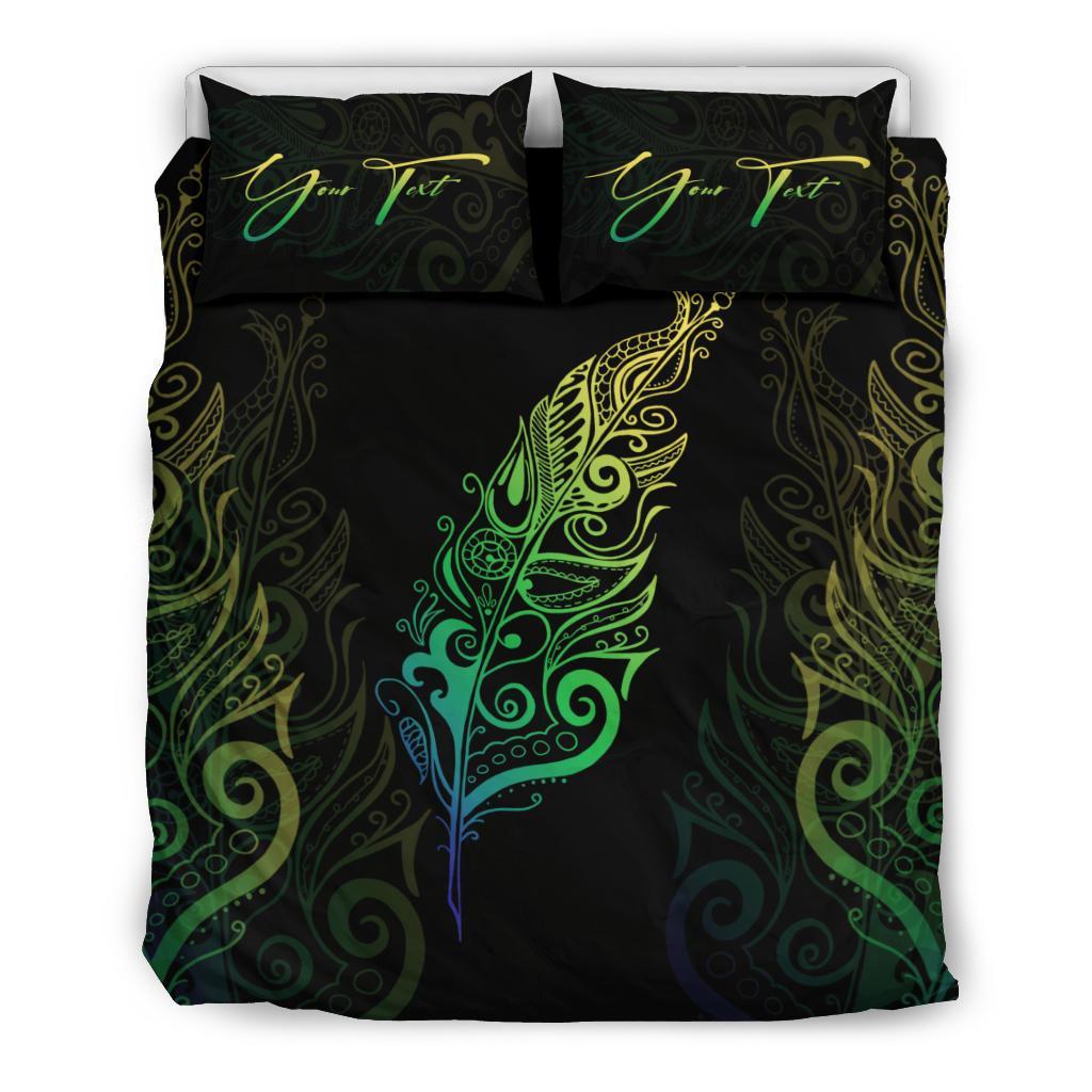 signature-custom-light-silver-fern-bedding-set-green