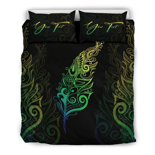 signature-custom-light-silver-fern-bedding-set-green