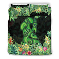 maori-manaia-bedding-set-tropical-koru-fern-with-plumeria-hibiscus