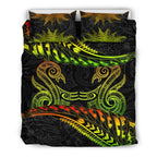 new-zealand-bedding-set-reggae-manaia-maori-silver-fern-duvet-cover