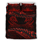 aotearoa-bedding-set-red-maori-manaia-with-silver-fern