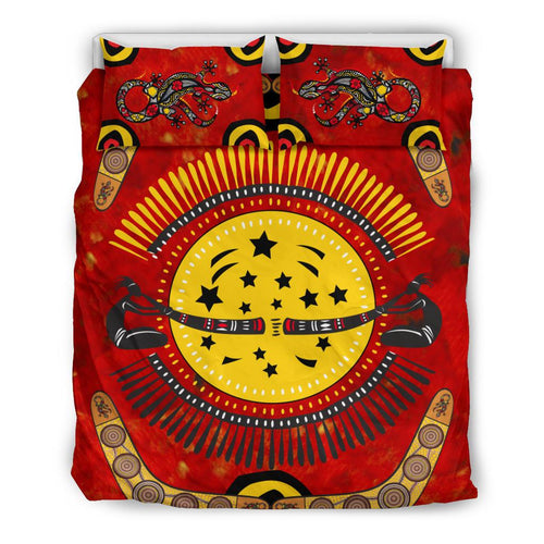1saustralia-bedding-set-aboriginal-boomerang-and-lizard-pattern