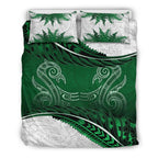 new-zealand-bedding-set-green-manaia-maori-silver-fern-duvet-cover-and-pillow-case