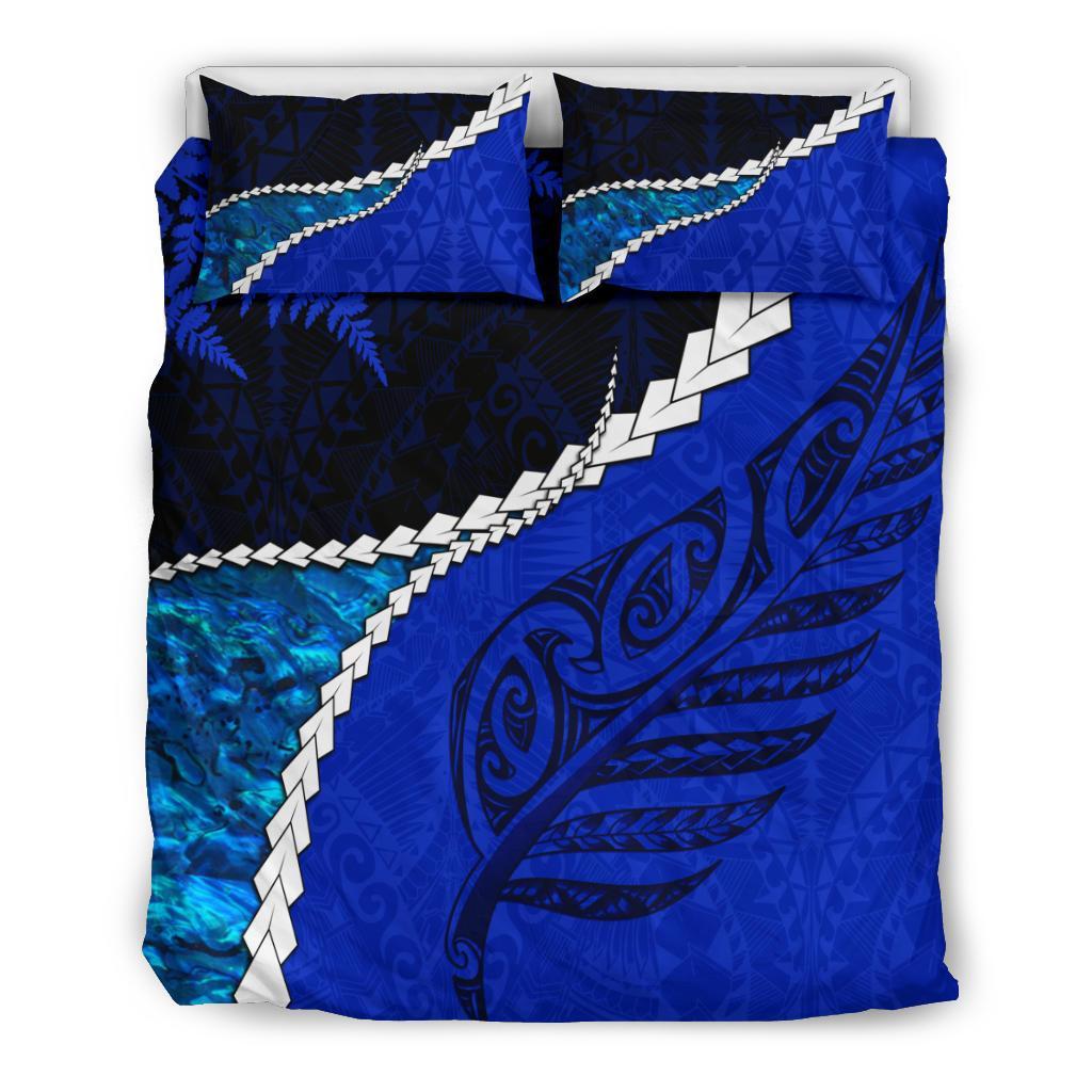paua-shell-maori-silver-fern-bedding-set-cobalt
