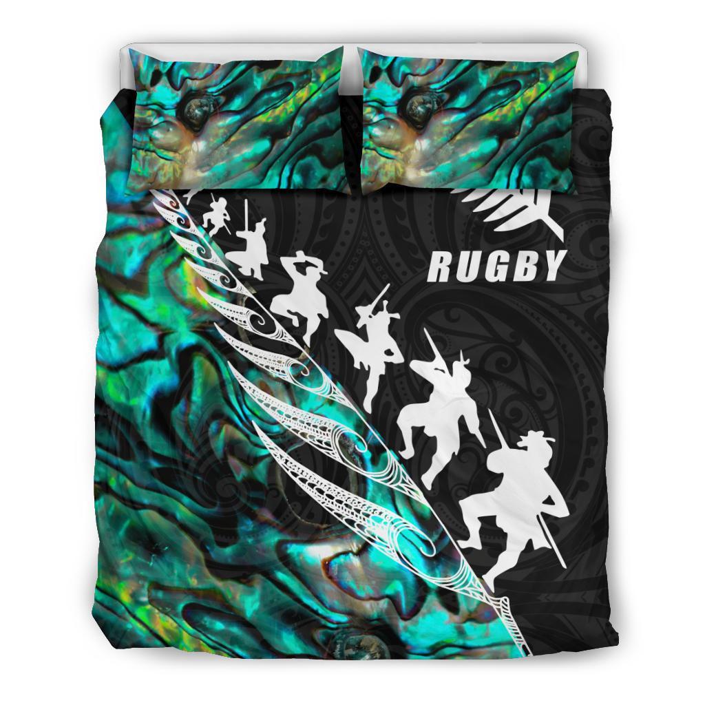 aotearoa-rugby-haka-fern-paua-shell-bedding-set