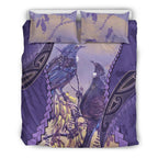 tui-bird-mix-kowhai-and-silver-fern-bedding-set-purple