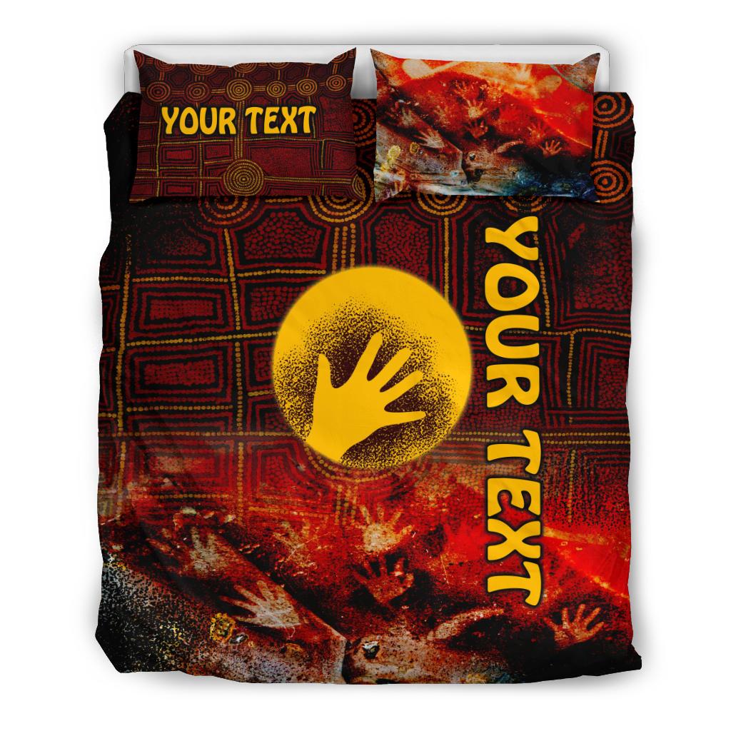 custom-aboriginal-bedding-set-indigenous-flag-hand-art
