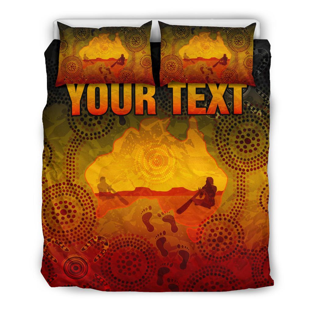 custom-aboriginal-bedding-set-australian-map-with-indigenous-color