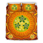 aboriginal-bedding-set-turtle-circle-dot-painting-art