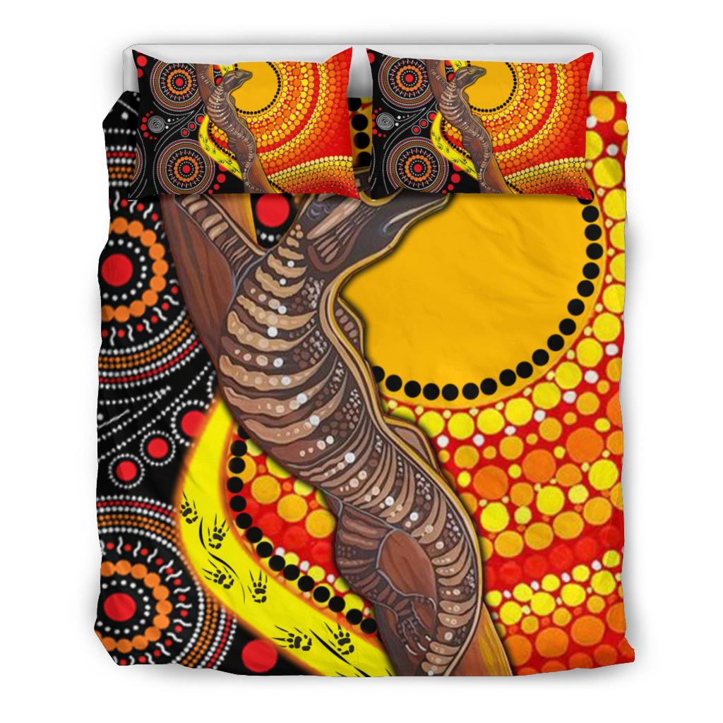 1saustralia-bedding-set-australian-aboriginal-dot-painting-sun-and-lizard