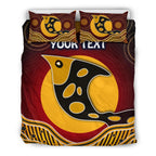 personalised-bedding-set-aboriginal-dot-patterns-fish