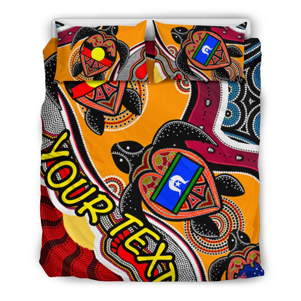 custom-1saustralia-bedding-set-australia-aboriginal-dots-with-turtle-and-naidoc-flags
