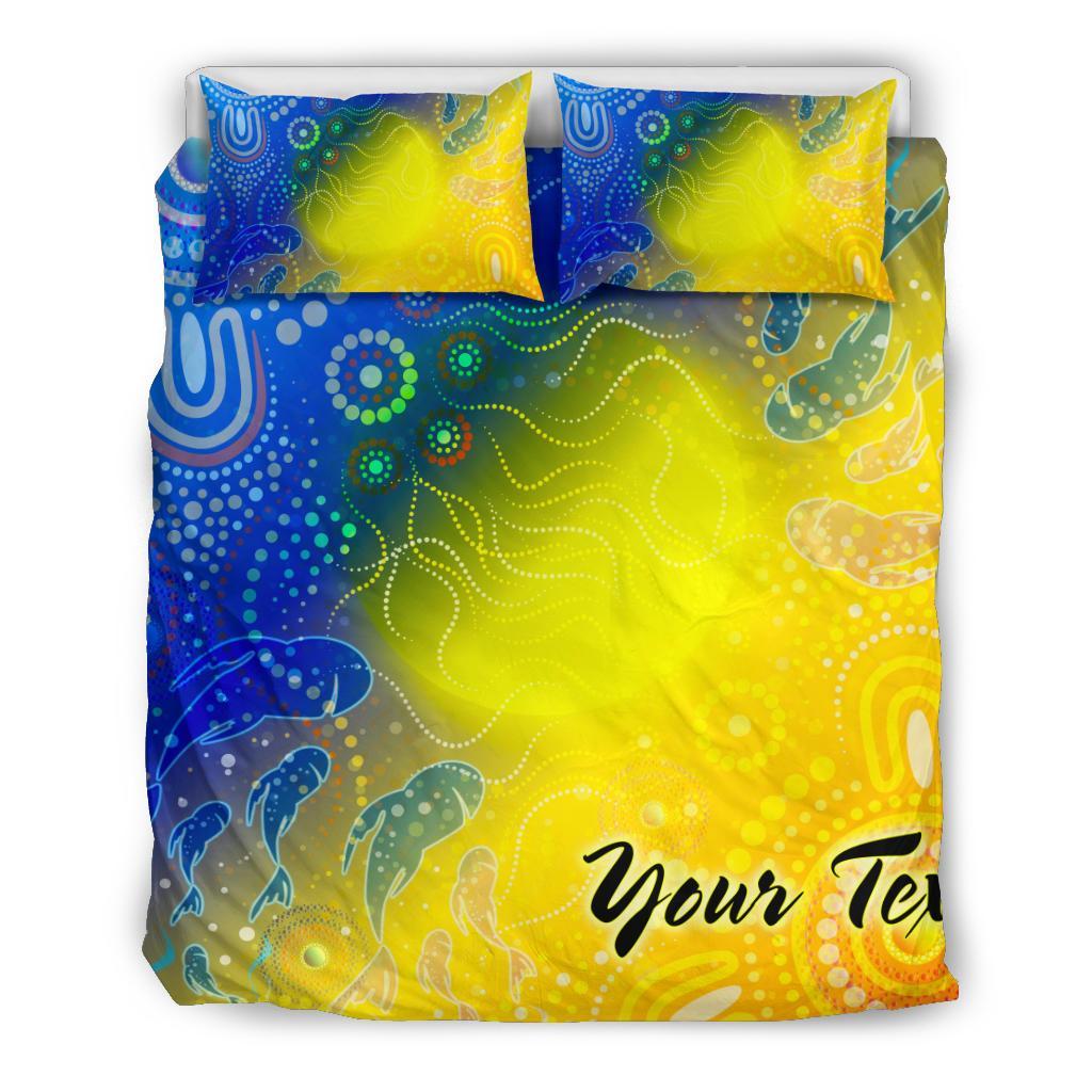 custom-text-aboriginal-bedding-set-indigenous-fishing
