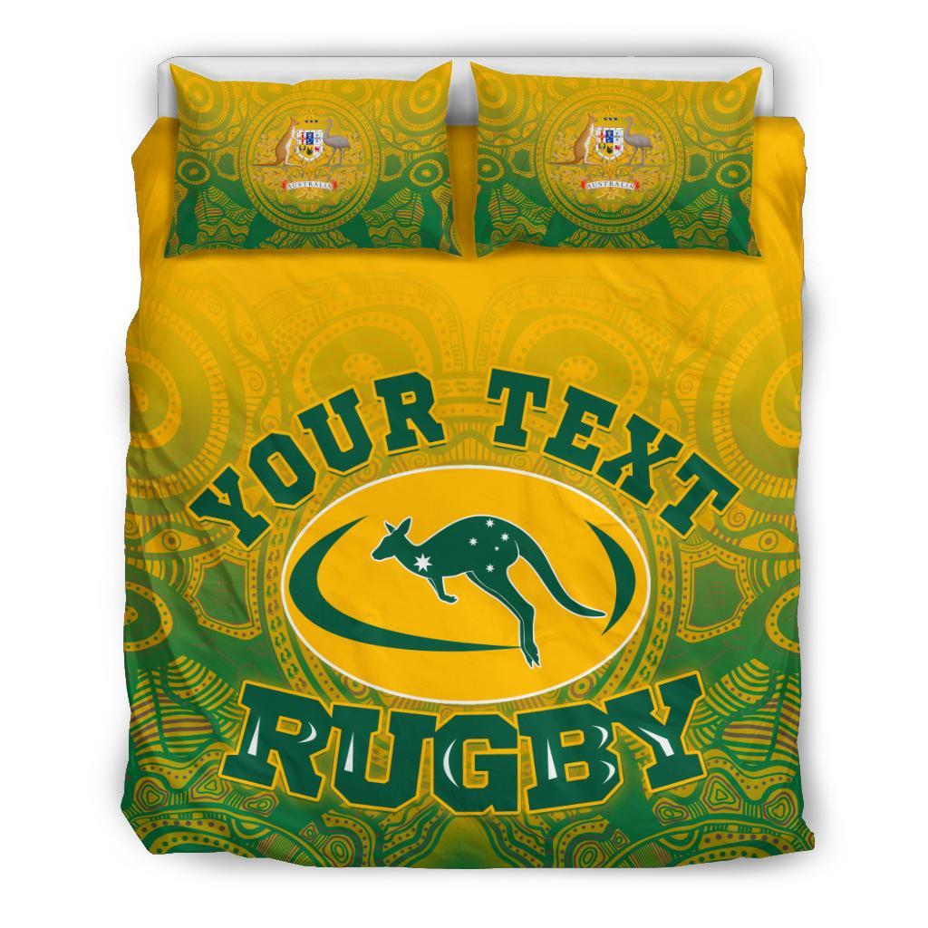 custom-aboriginal-bedding-set-australia-rugby-and-coat-of-arms