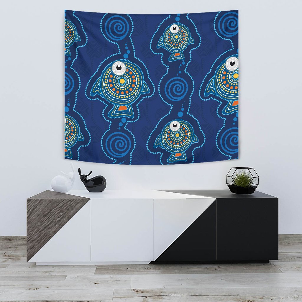 aboriginal-tapestry-indigenous-turtle-patterns