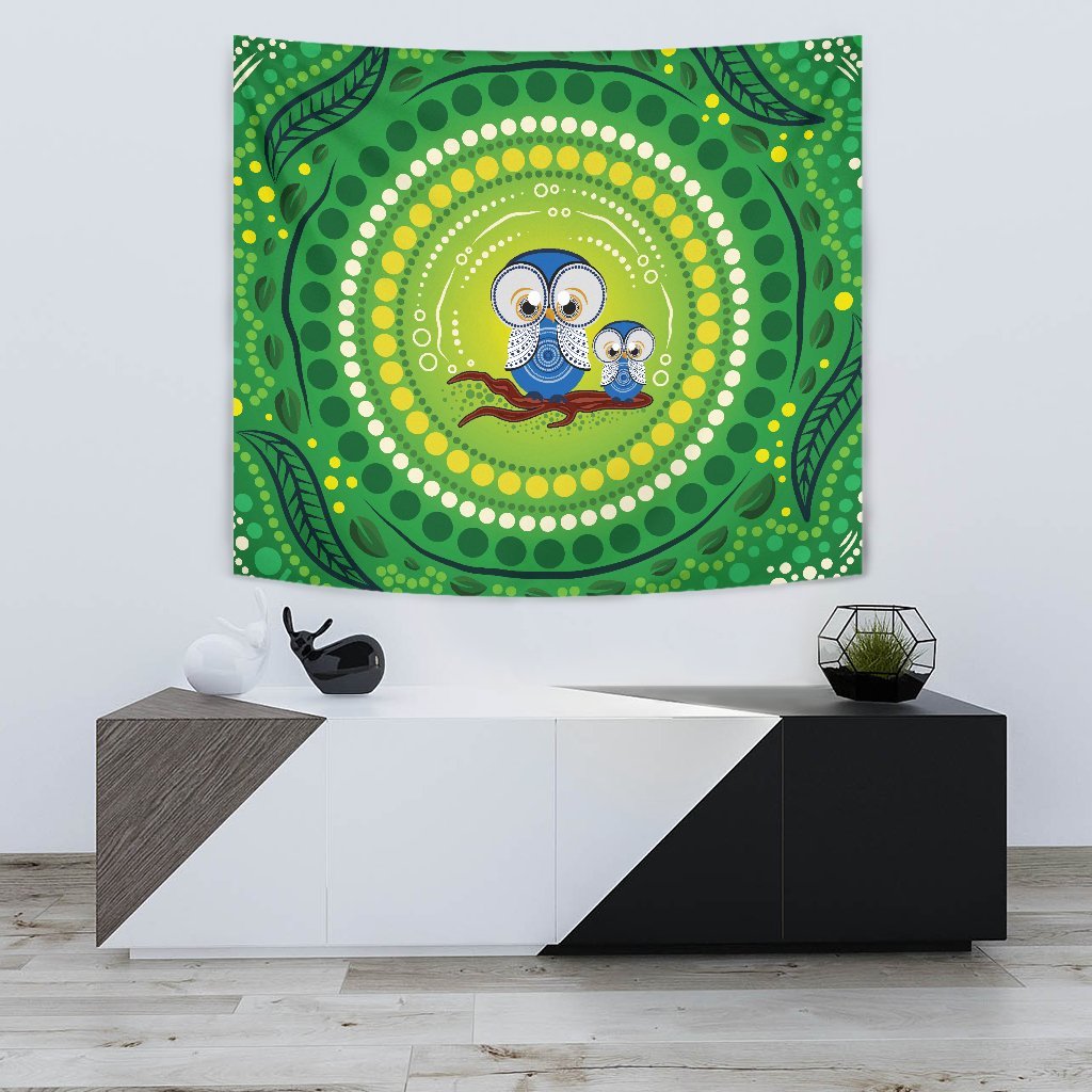 aboriginal-tapestry-indigenous-owl