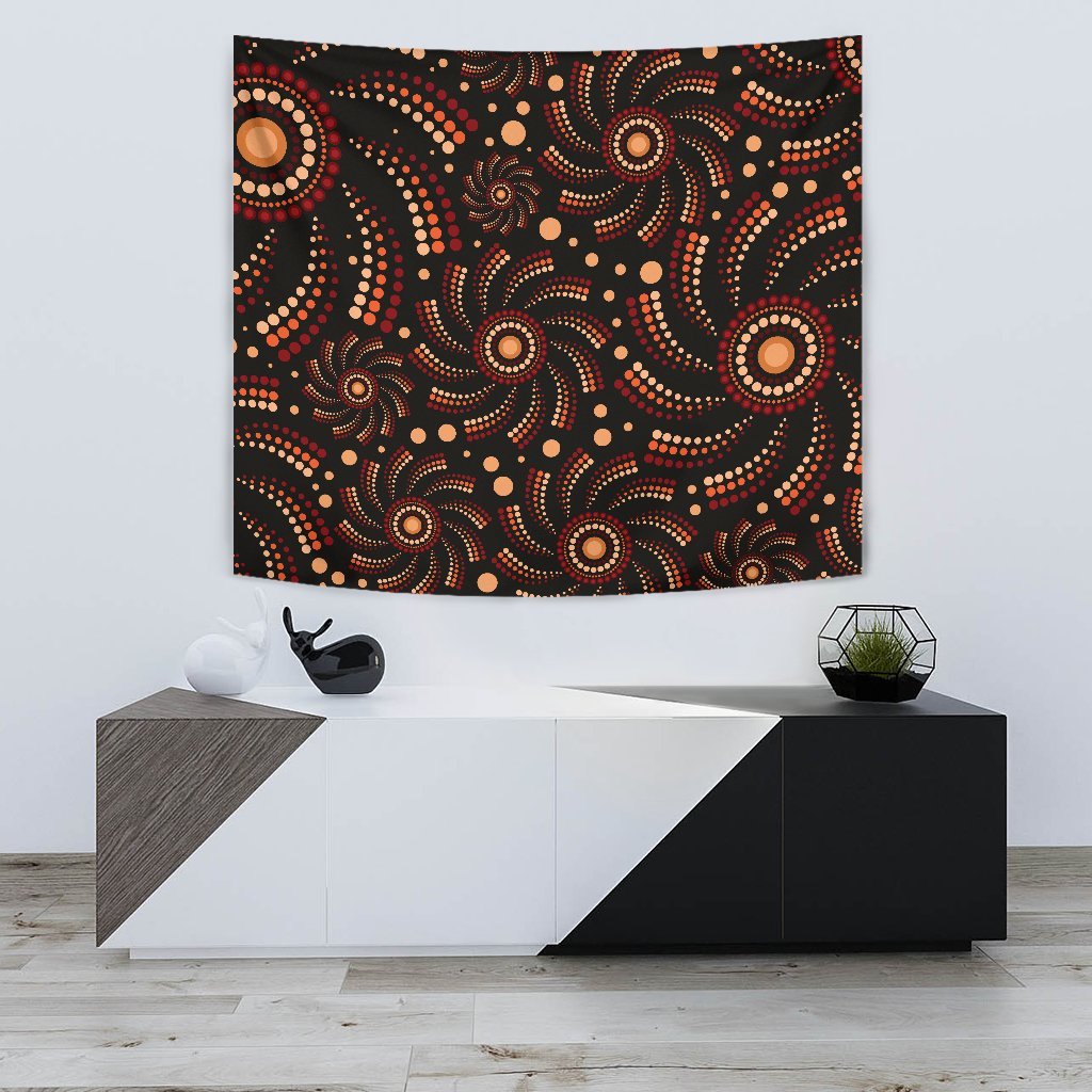 aboriginal-tapestry-aboriginal-circle-dot-painting-patterns