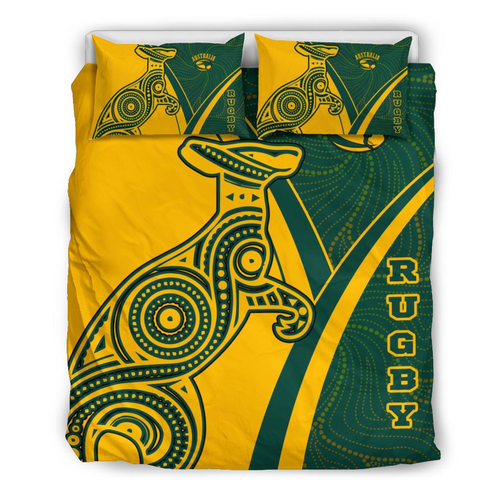 rugby-bedding-set-australian-rugby-kangaroo-aboriginal-patterns